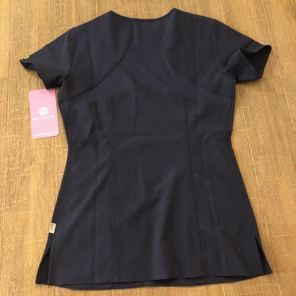 Med Couture Activate Scrub Top 4-Way Energy Stretch XS - Picture 2 of 4